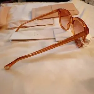 Chloé sunglasses ch0079s 002 56 16 145 Amber Frame Gradient Lightweight Cat Eye Chloe | Accessories | Chlo Sunglasses Ch079s 002 56 6 145  main image 4